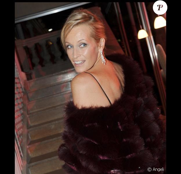 Estelle Lefébure au Dîner de la mode le 28 janvier 2010