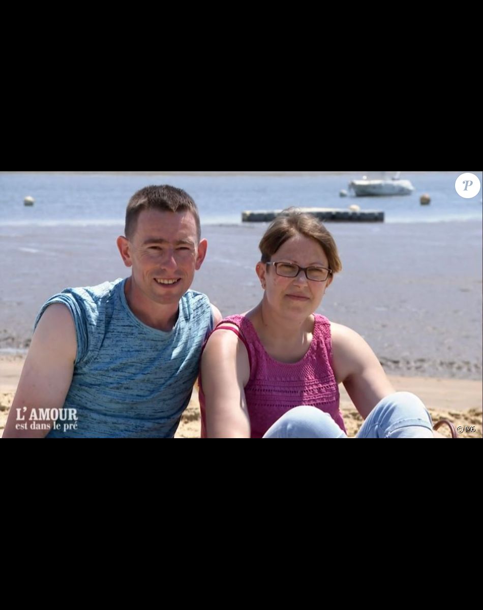 Hervé et Stéphanie dans "L'amour est dans le pré" sur M6