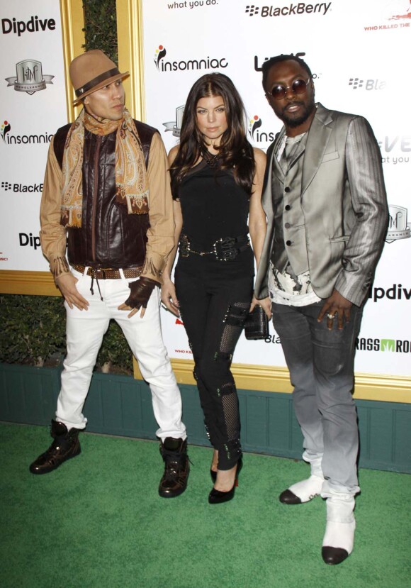 Les Black Eyed Peas à la première édition des Data Awards, le 28 janvier 2010, à Los Angeles !