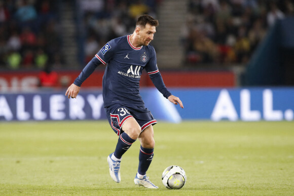 Lionel Messi (PSG) - Match de football de ligue 1 Uber Eats entre le Paris St Germain et Troyes (2-2) à Parisle 8 mai 2022.