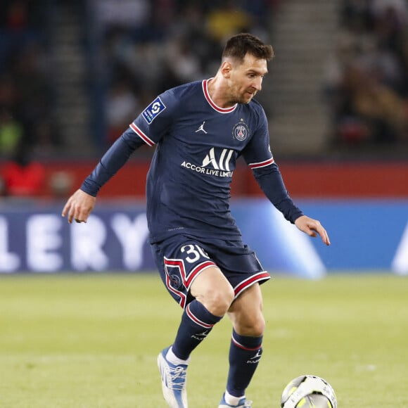Lionel Messi (PSG) - Match de football de ligue 1 Uber Eats entre le Paris St Germain et Troyes (2-2) à Parisle 8 mai 2022.