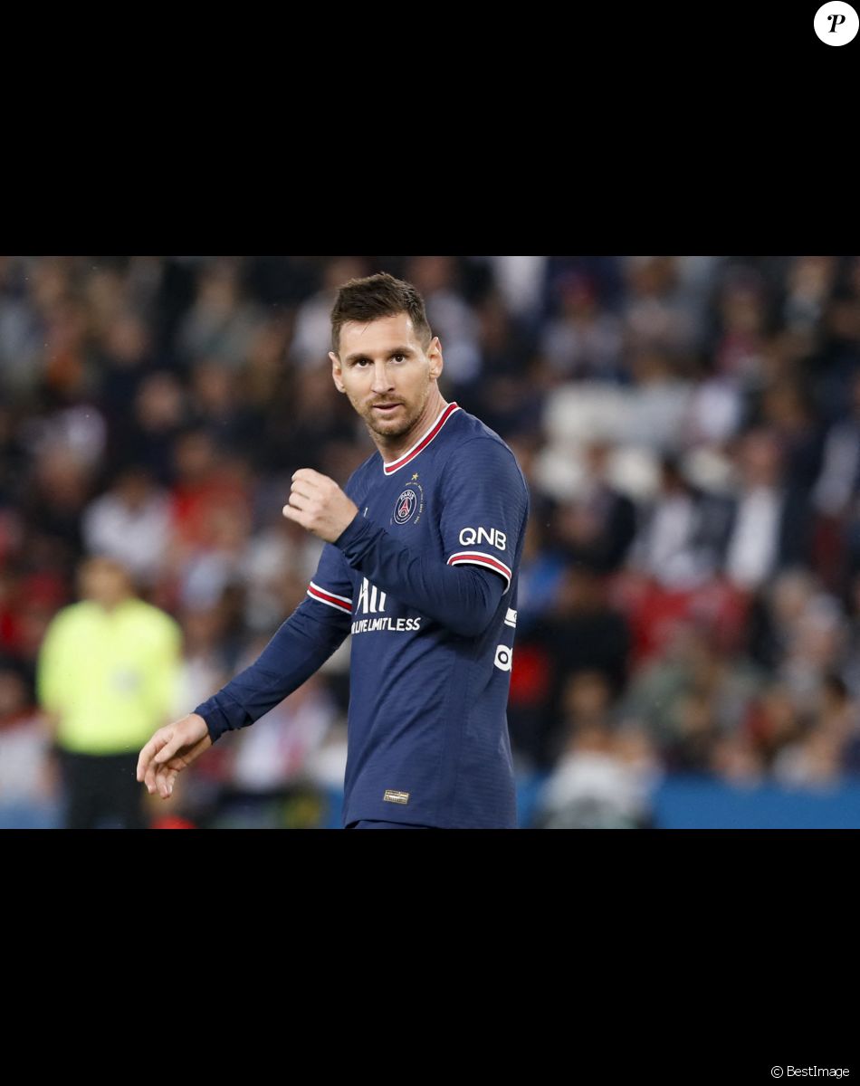 Lionel Messi (PSG) - Match de football de ligue 1 Uber Eats entre le Paris St Germain et Troyes (2-2) à Parisle 8 mai 2022.