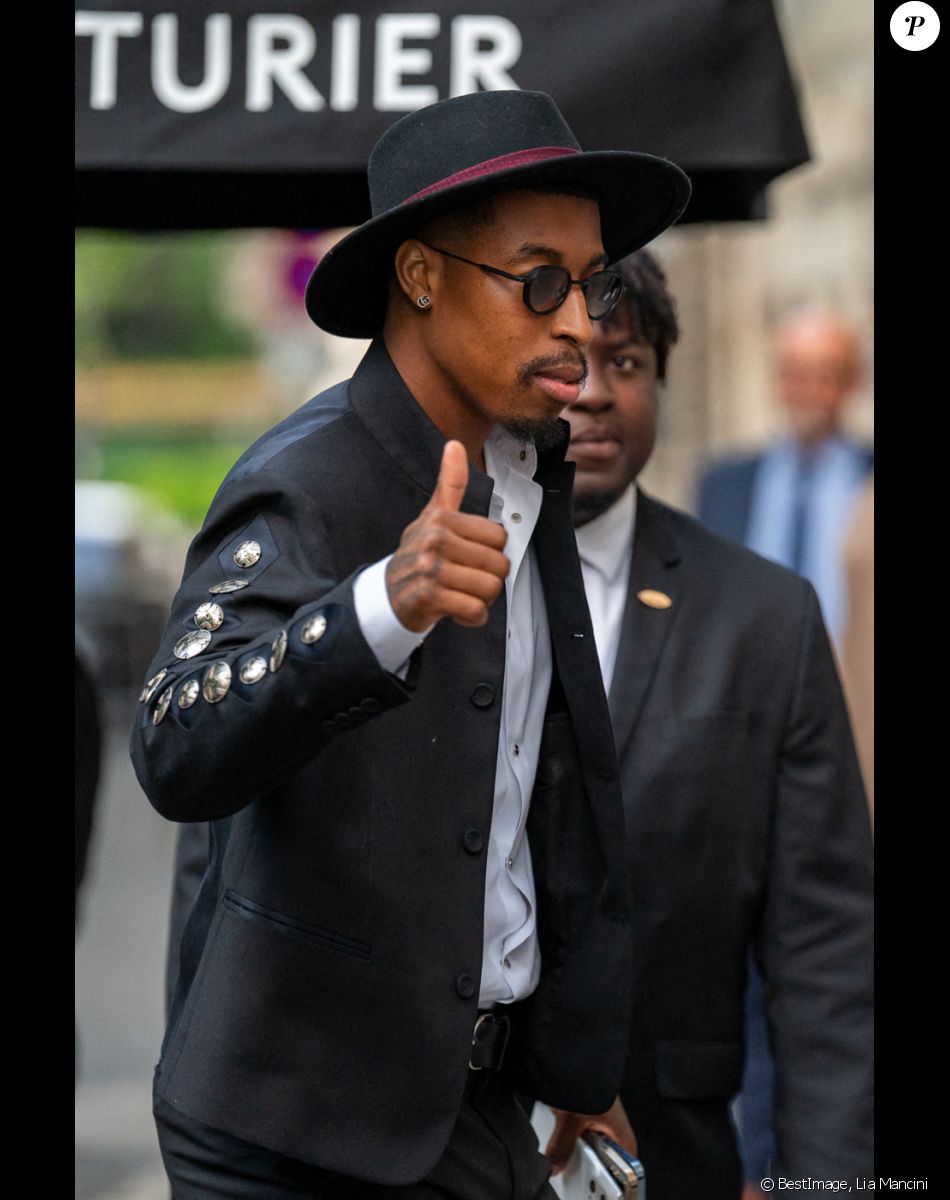 Presnel Kimpembe - Arrivées à la soirée de gala caritatif de l'association For Hope (association cofondée par Idrissa.Gueye) dans les salons Hoche à Paris le 12 mai 2022. © Lia Mancini / Panoramic / Bestimage