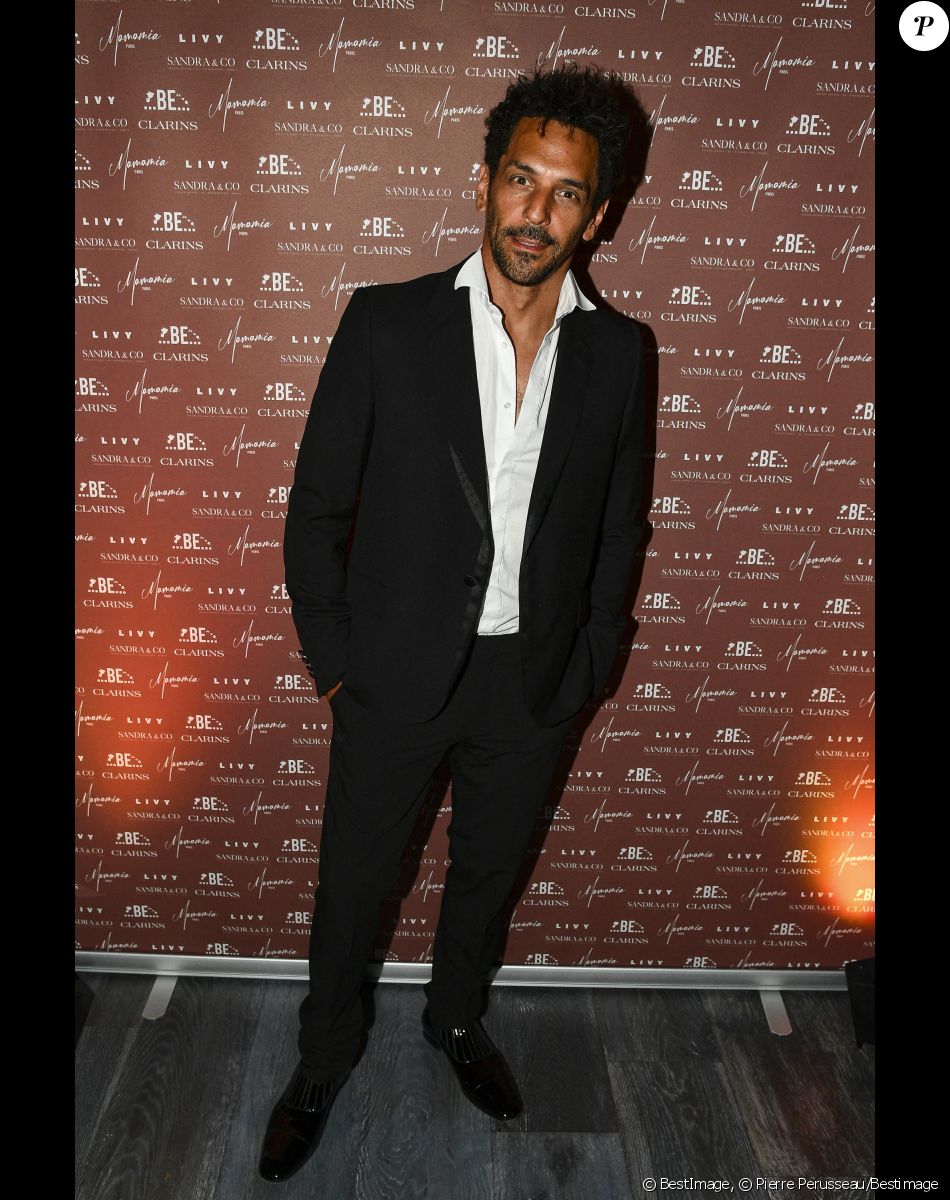 Exclusif - Tomer Sisley - Soirée du 49ème anniversaire de Sandra Sisley (née le 25 avril) et les 6 ans de "Retrouvite" avec son mari Tomer au restaurant Mamamia à Paris © Pierre Perusseau/Bestimage