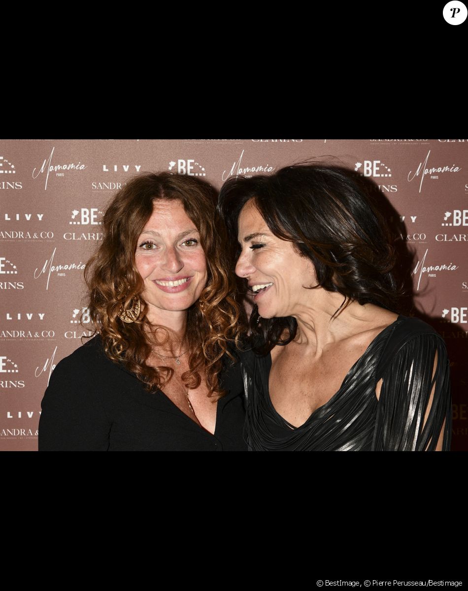 Exclusif - Aurélie Saada, Sandra Sisley - Soirée du 49ème anniversaire de Sandra Sisley (née le 25 avril) et les 6 ans de "Retrouvite" avec son mari Tomer au restaurant Mamamia à Paris © Pierre Perusseau/Bestimage