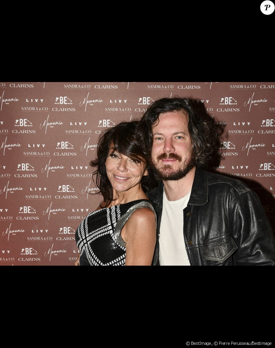 Exclusif - Sandra Sisley et Mathieu César - Soirée du 49ème anniversaire de Sandra Sisley (née le 25 avril) et les 6 ans de "Retrouvite" avec son mari Tomer au restaurant Mamamia à Paris © Pierre Perusseau/Bestimage