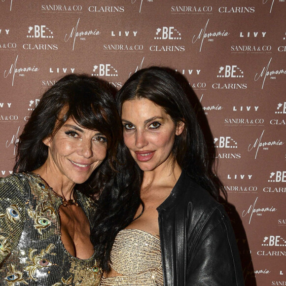 Exclusif - Sandra Sisley, Véronique Chabourine - Soirée du 49ème anniversaire de Sandra Sisley (née le 25 avril) et les 6 ans de "Retrouvite" avec son mari Tomer au restaurant Mamamia à Paris © Pierre Perusseau/Bestimage