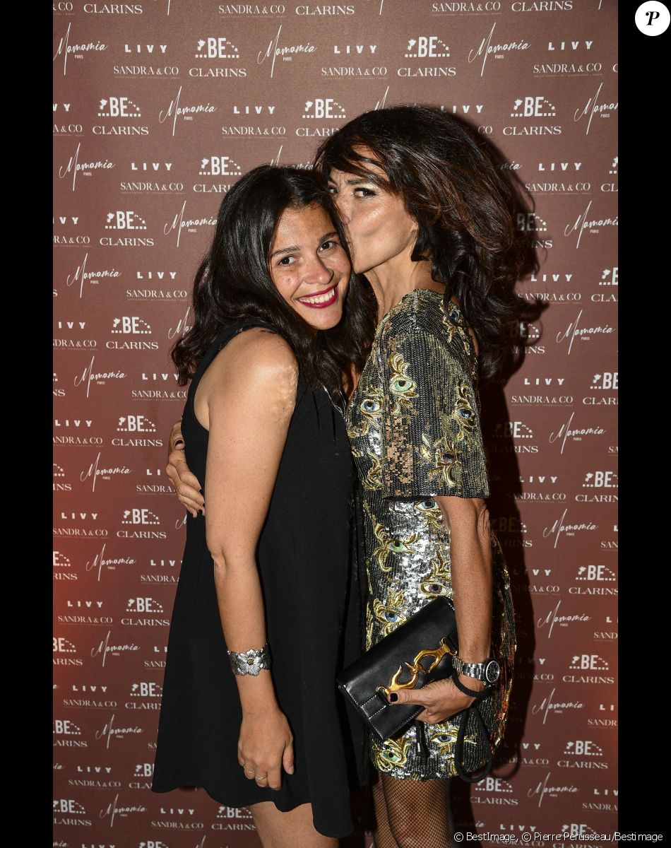 Exclusif - Sandy Besse, Sandra Sisley - Soirée du 49ème anniversaire de Sandra Sisley (née le 25 avril) et les 6 ans de "Retrouvite" avec son mari Tomer au restaurant Mamamia à Paris © Pierre Perusseau/Bestimage