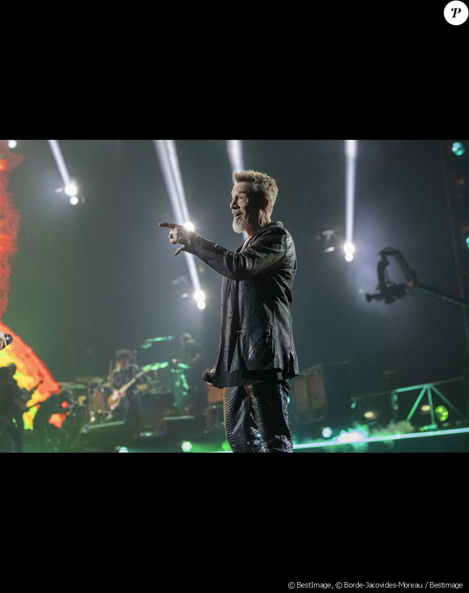 Exclusif - Florent Pagny - Concert hommage à Johnny Hallyday "Que je t'aime" à l'AccorHotels Arena Paris Bercy à Paris. Le 14 septembre 2021 © Borde-Jacovides-Moreau / Bestimage