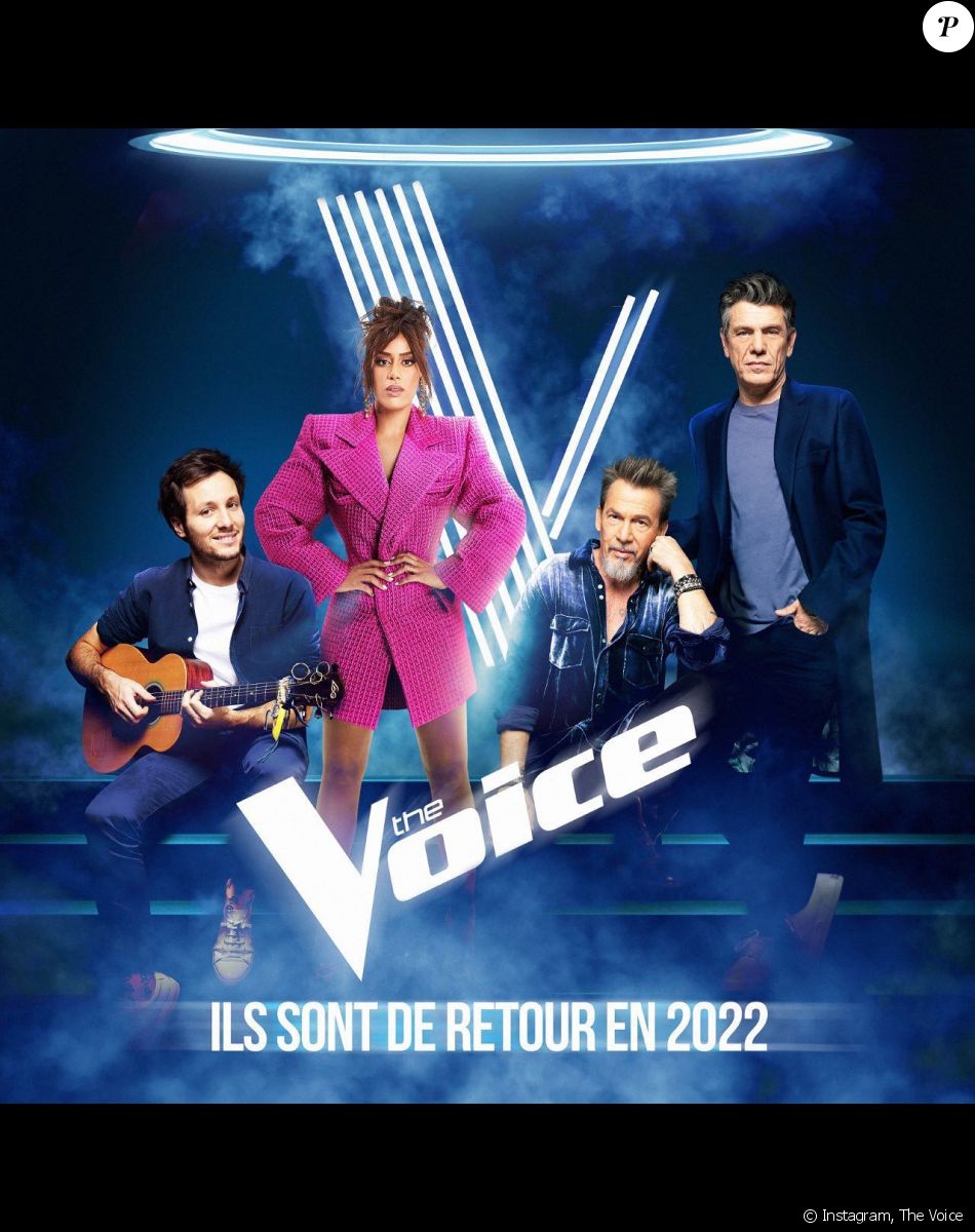 Amel Bent, Marc Lavoine, Florent Pagny et Vianney, les coaches de "The Voice 2022".