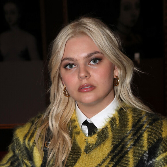 Semi-exclusif - Louane Emera - Défilé Dior Prêt-à-porter Automne/Hiver 2022/2023 dans le cadre de la Fashion Week de Paris, France, le 1er Mars 2022. © Borde-Rindoff/Bestimage