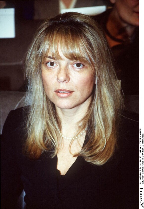 France Gall à l'Académie française en mars 1994.