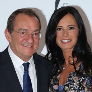 Jean-Pierre Pernaut et sa femme Nathalie Marquay - Gala de charité au profit de l'association "Les Bonnes fées" à l'hôtel d'Evreux, Place Vendôme à Paris, le 20 mars 2017. © CVS/Bestimage