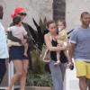 Jennifer Lopez et ses enfants à Miami