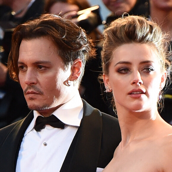 Johnny Depp (habillé en Ralph Lauren) et sa femme Amber Heard - Tapis rouge du film "The Danish Girl" lors du 72ème festival du film de Venise (la Mostra), le 5 septembre 2015.