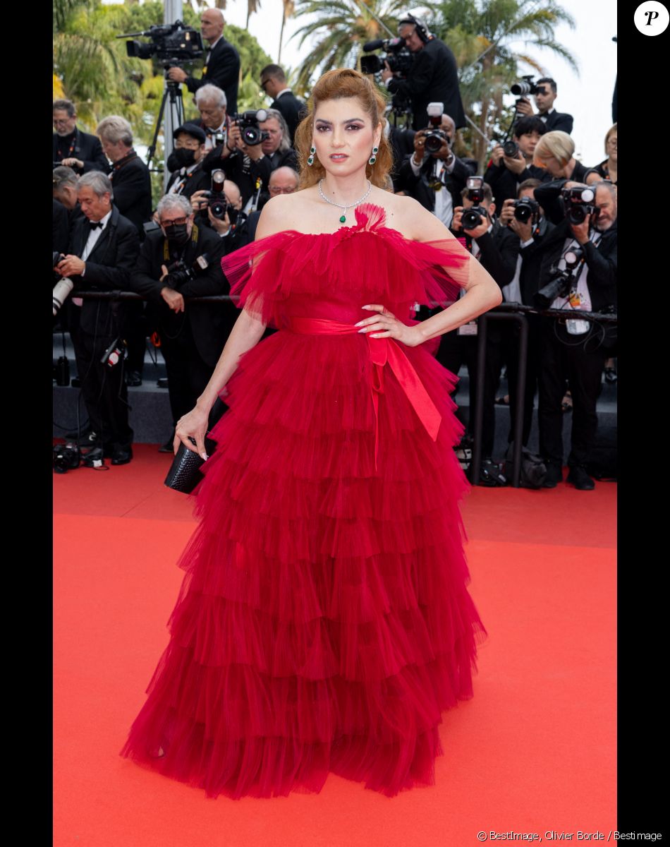 Blanca Blanco - Montée des marches du film " Top Gun : Maverick " lors du 75ème Festival International du Film de Cannes. Le 18 mai 2022 © Olivier Borde / Bestimage