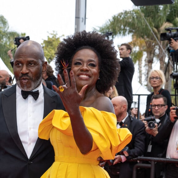 Julius Tennon et son mari Viola Davis - Montée des marches du film " Top Gun : Maverick " lors du 75ème Festival International du Film de Cannes. Le 18 mai 2022 © Olivier Borde / Bestimage 