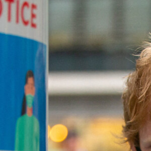 Ed Sheeran arrive au tribunal à Londres dans le cadre de son procès pour plagiat sur la chanson "Shape Of you" à Londres, Royaume Uni, le 16 mars 2022. © Tayfun Salci/Zuma Press/Bestimage 
