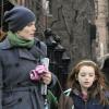 Julianne Moore passe chercher sa fille à l'école à New York le 13 janvier 2010