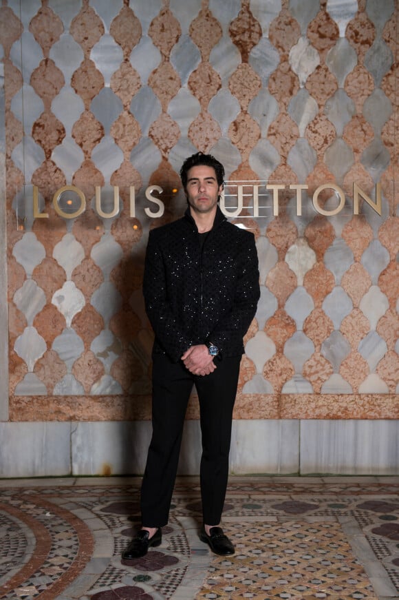 Tahar Rahim - Photocall lors du dîner de gala Louis Vuitton en marge de la 59ème édition de la Biennale de Venise le 21 avril 2022. 