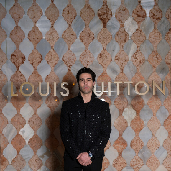 Tahar Rahim - Photocall lors du dîner de gala Louis Vuitton en marge de la 59ème édition de la Biennale de Venise le 21 avril 2022. 