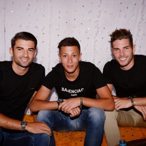 Exclusif - Enzo Zidane (fils de Zinédine Zidane), Driss Zidane (neveu de Zinédine Zidane) et Luca Zidane (fils de Zinédine Zidane) - Les célébrités lors du festival "Marrakech du Rire 2018" à Marrakech, Maroc, le 24 juin 2018. © Rachid Bellak/Bestimage