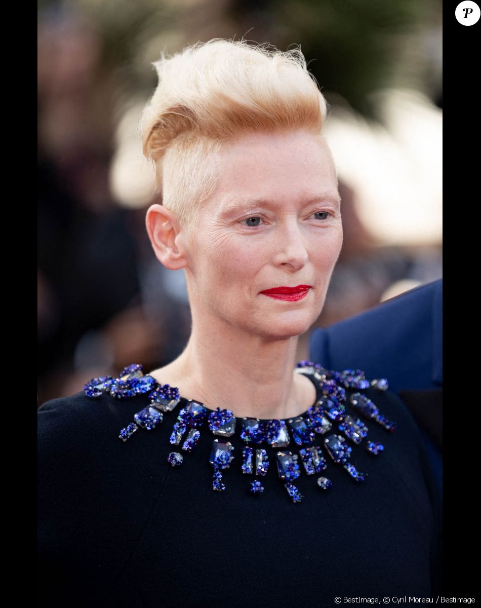 Tilda Swinton - Montée des marches du film " Three Thousand Years of Longing (3000 ans à t'attendre) " lors du 75ème Festival International du Film de Cannes. Le 20 mai 2022 © Cyril Moreau / Bestimage