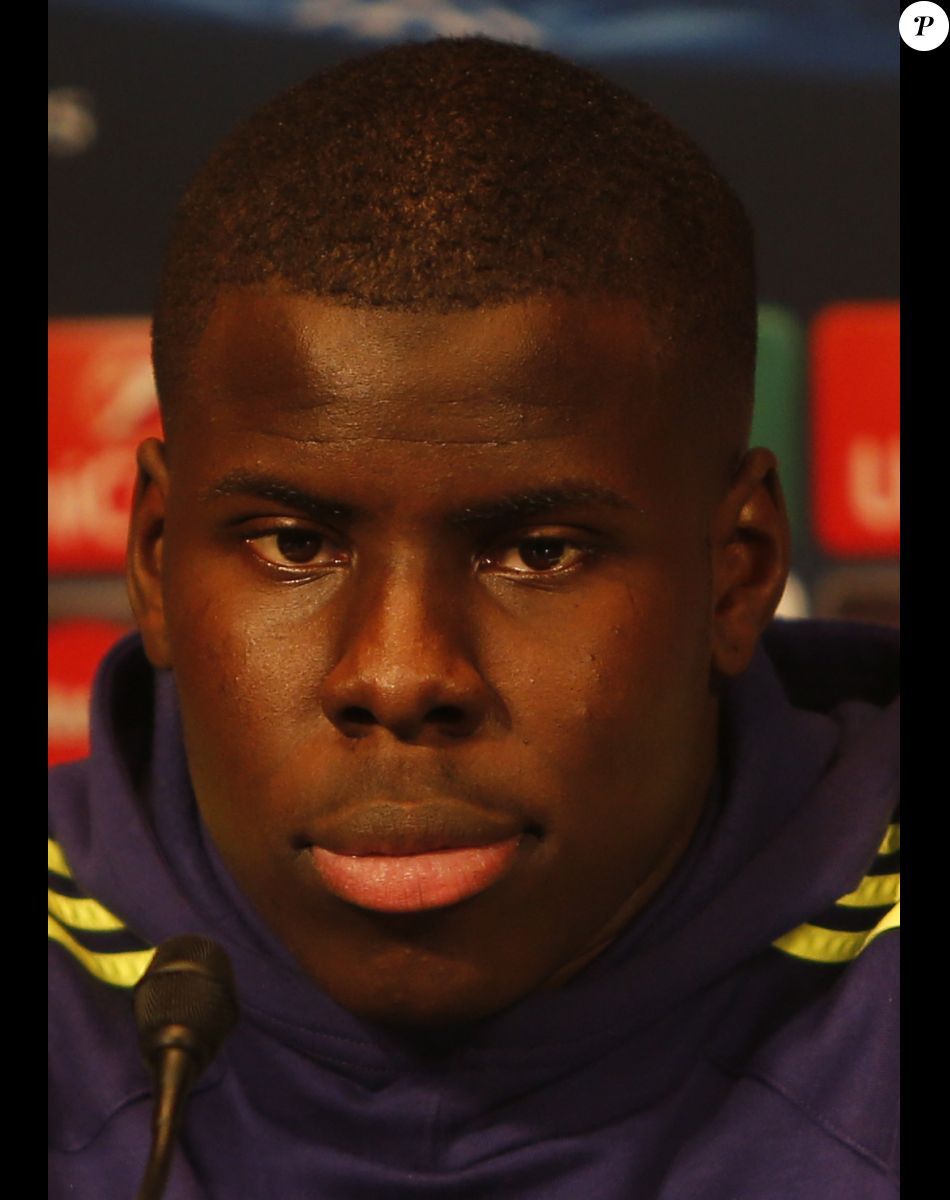 Kurt Zouma Défenseur de Chelsea au Parc des Princes avant le match Psg-Chelsea en 1/4 de finale de la ligue des Champions à Paris le 16 Fevrier 2015.
