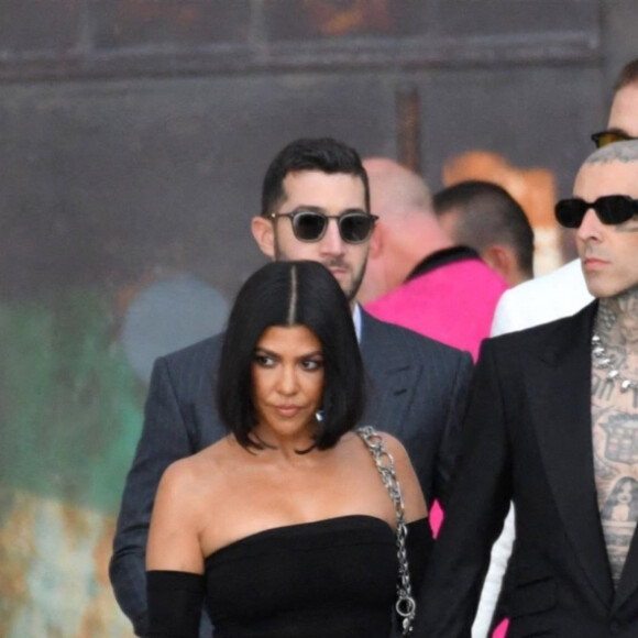 Mariage - Kourtney Kardashian et Travis Barker se sont mariés à Las Vegas - Kourtney Kardashian et son compagnon Travis Barker à la troisième et dernière soirée à l'évènement Dolce & Gabbana "Alta Moda" à Venise, Italie, le 30 août 2021. 