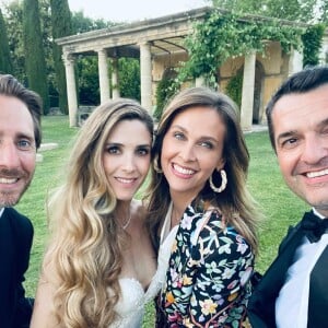 Ophélie Meunier et Mathieu Vergne au mariage d'Arnaud Ducret et Claire Francisci