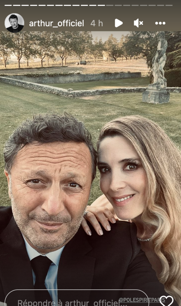 Arnaud Ducret a épousé sa compagne Claire Francisci pour la deuxième fois, Arthur présent - Instagram