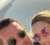 Arnaud Ducret et son épouse Claire en lune de miel. Instagram. Le 30 mai 2022.