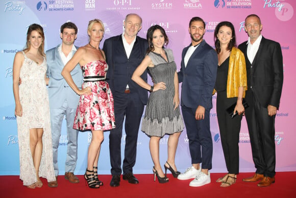 Le cast de 'Plus belle la vie' lors de la soirée des séries TV au Monte Carlo Bay lors 59ème Festival de la television de Monte-Carlo à Monaco le 15 Juin 2019. © Denis Guignebourg / Bestimage