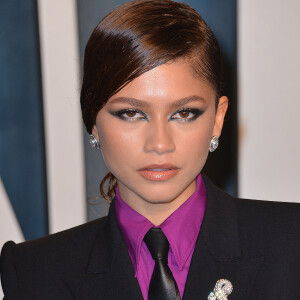 Zendaya au photocall de la soirée "Vanity Fair" lors de la 94ème édition de la cérémonie des Oscars au Wallis Annenberg Center for the Performing Arts dans le quartier de Beverly Hills, à Los Angeles, Californie, Etats-Unis, le 27 mars 2022. 