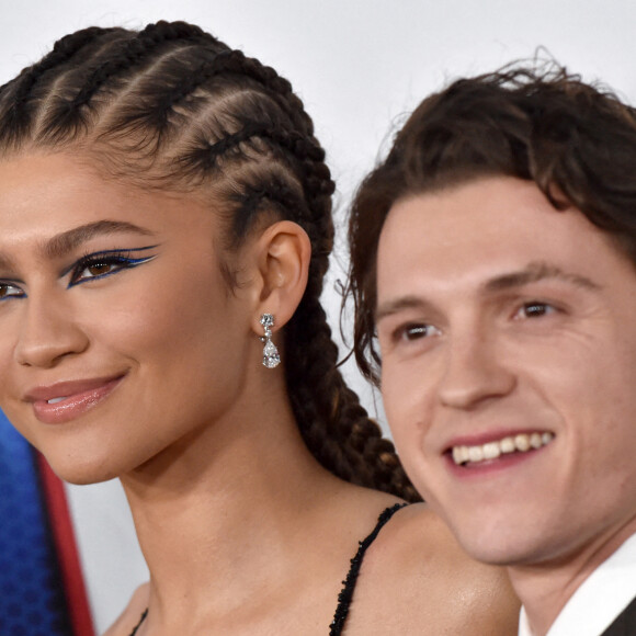 Zendaya et Tom Holland à la première du film "Spider-Man: No Way Home" à Los Angeles