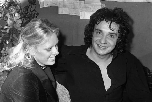 Le premier Olympia de Michel Sardou en vedette, le 3 novembre 1971 - Michel Sardou et sa femme Francoise Pettré © Jean-Claude Woestelandt / Bestimage