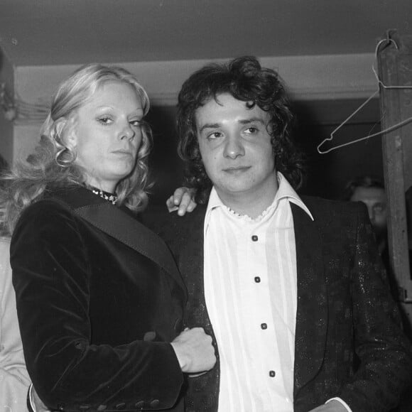 Le premier Olympia de Michel Sardou en vedette, le 3 novembre 1971 - Michel Sardou et sa femme Francoise Pettré © Jean-Claude Woestelandt / Bestimage