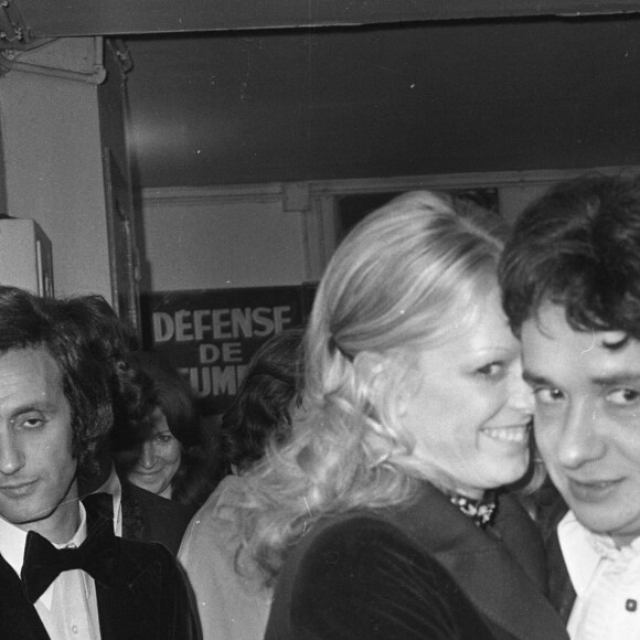 Le premier Olympia de Michel Sardou en vedette, le 3 novembre 1971 - Michel Sardou et sa femme Francoise Pettré © Jean-Claude Woestelandt / Bestimage