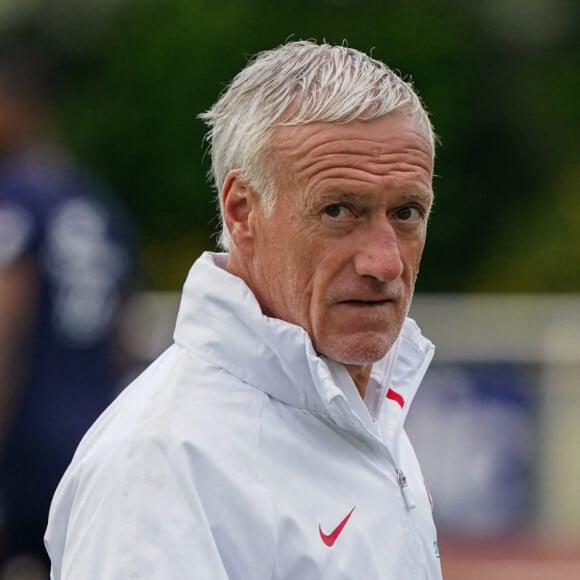 Décés - Didier Deschamps a dû quitté Clairefontaine après avoir appris le décès de son père dans la matinée - Didier Deschamps - Entrainement de l'Equipe de France A au Centre National du Football, à Clairefontaine-en-Yvelines, le 29 mai 2022.