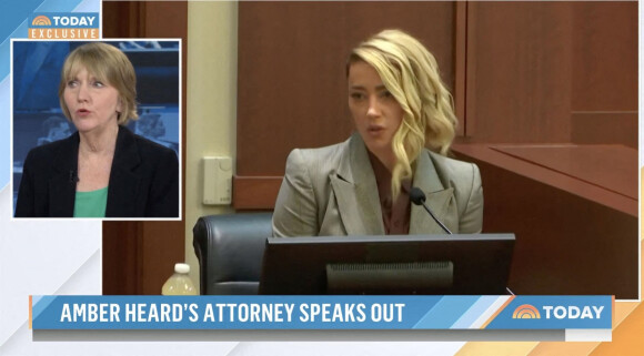 Captures d'écran du procès de Johnny Depp contre Amber Heard au tribunal de Fairfax, le 2 juin 2022