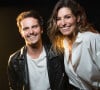Exclusif - Laury Thilleman et son mari Juan Arbelaez - Backstage - Enregistrement de l'émission "La Chanson secrète 9" à la Seine musicale à Paris. © Gaffiot-Moreau / Bestimage