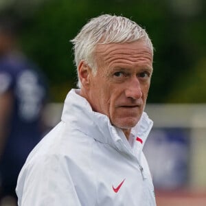 Didier Deschamps - Entrainement de l'Equipe de France A au Centre National du Football, à Clairefontaine-en-Yvelines, le 29 mai 2022.