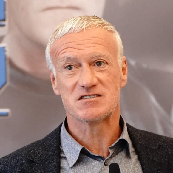 Didier Deschamps (sélectionneur de l'équipe de France) - Présentation du "Match des légendes", match caritatif avec les anciens internationaux français à Nice, France, le 25 mai 2022. © Norbert Scanella/Panoramic/Bestimage