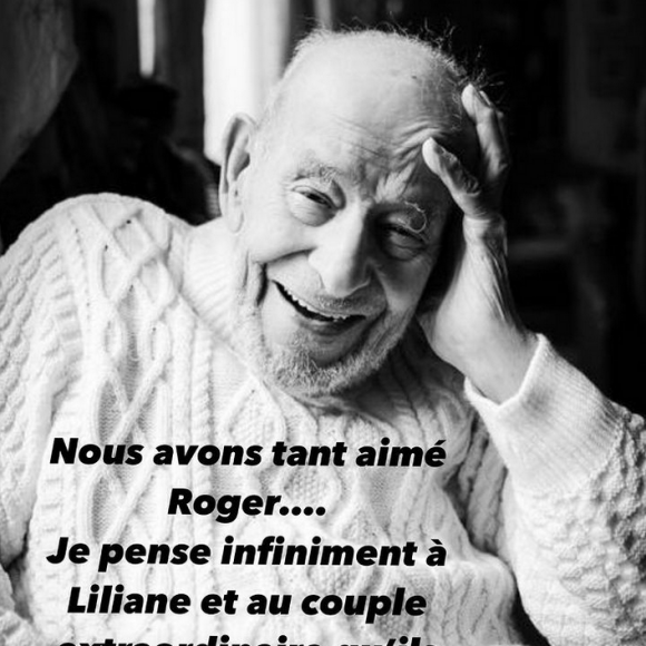 Faustine Bollaert rend hommage à Roger, qui avait participé à son émission "Ça commence aujourd'hui" - Instagram