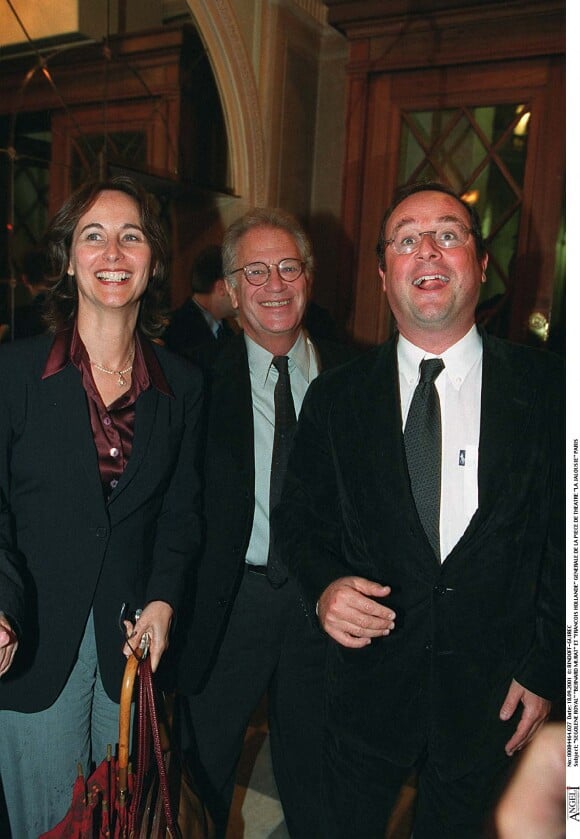 Ségolène Royal, Bernard Murat, François Hollande - Générale de la pièce de théâtre La Jalousie en 2001