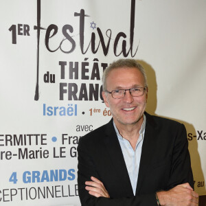 Laurent Ruquier lors de la 3ème soirée du 1er festival du théâtre français organisé par S. Suissa, avec la pièce "Horowitz, le pianiste du siècle" au théâtre Beit HaChayal, à Tel Aviv, Israël, le dimanche 29 octobre 2017. © Erez Lichtfeld/Bestimage