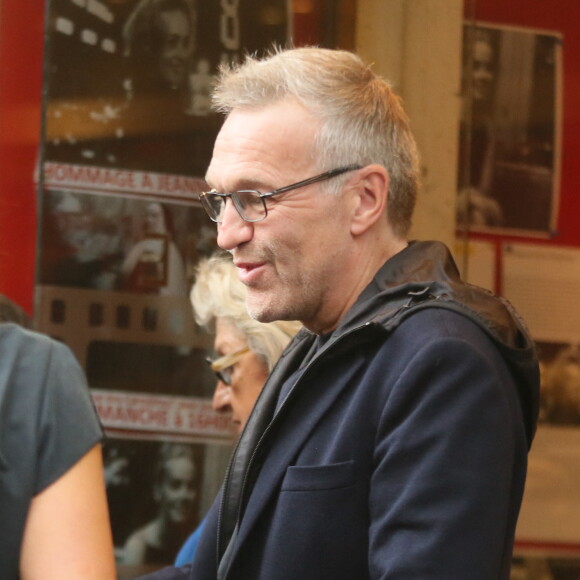 Laurent Ruquier - Cérémonie en hommage à Paul Wermus au Cinéma Mac Mahon à Paris le 21 septembre 2017.