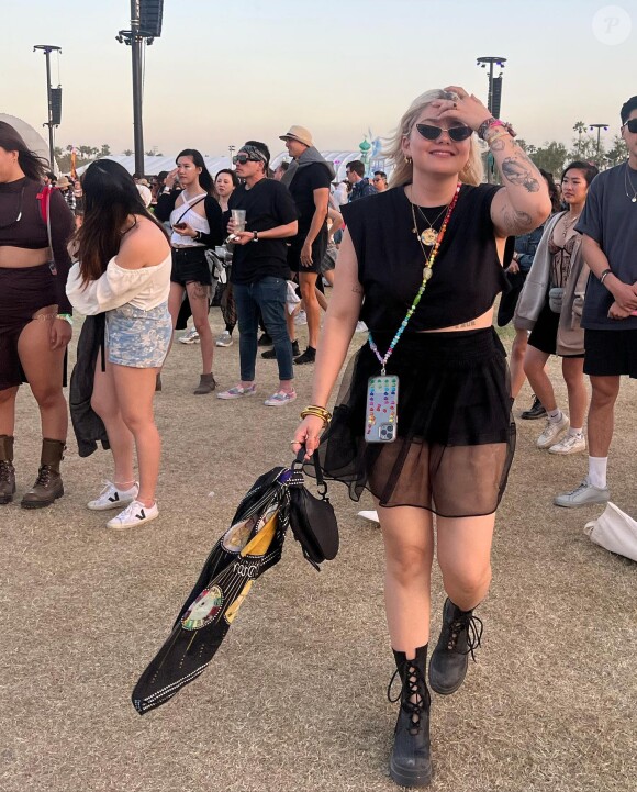 Louane au festival de Coachella, avril 2022.