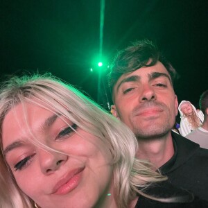 Louane avec son compagnon Florian Rossi au festival de Coachella, avril 2022.