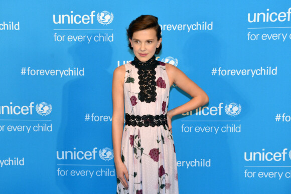 Millie Bobby Brown - Soirée de gala des 70 ans de l'UNICEF à New York le 12 décembre 2016.